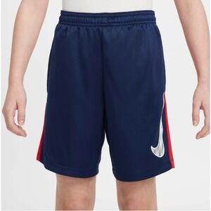 Nike Kids Midnight Navy Red White Trophy23 Dri-FIT Training Shorts Size XL NWT